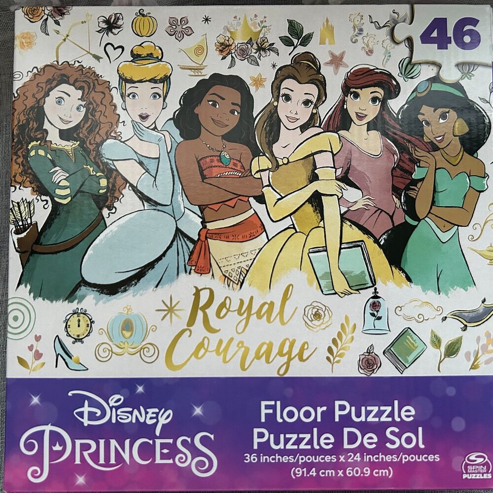 Disney PRINCESS Floor Kids Puzzle 46 Pieces